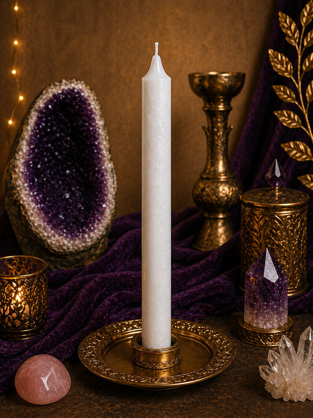 Bougie blanche – Purification & Protection ✨